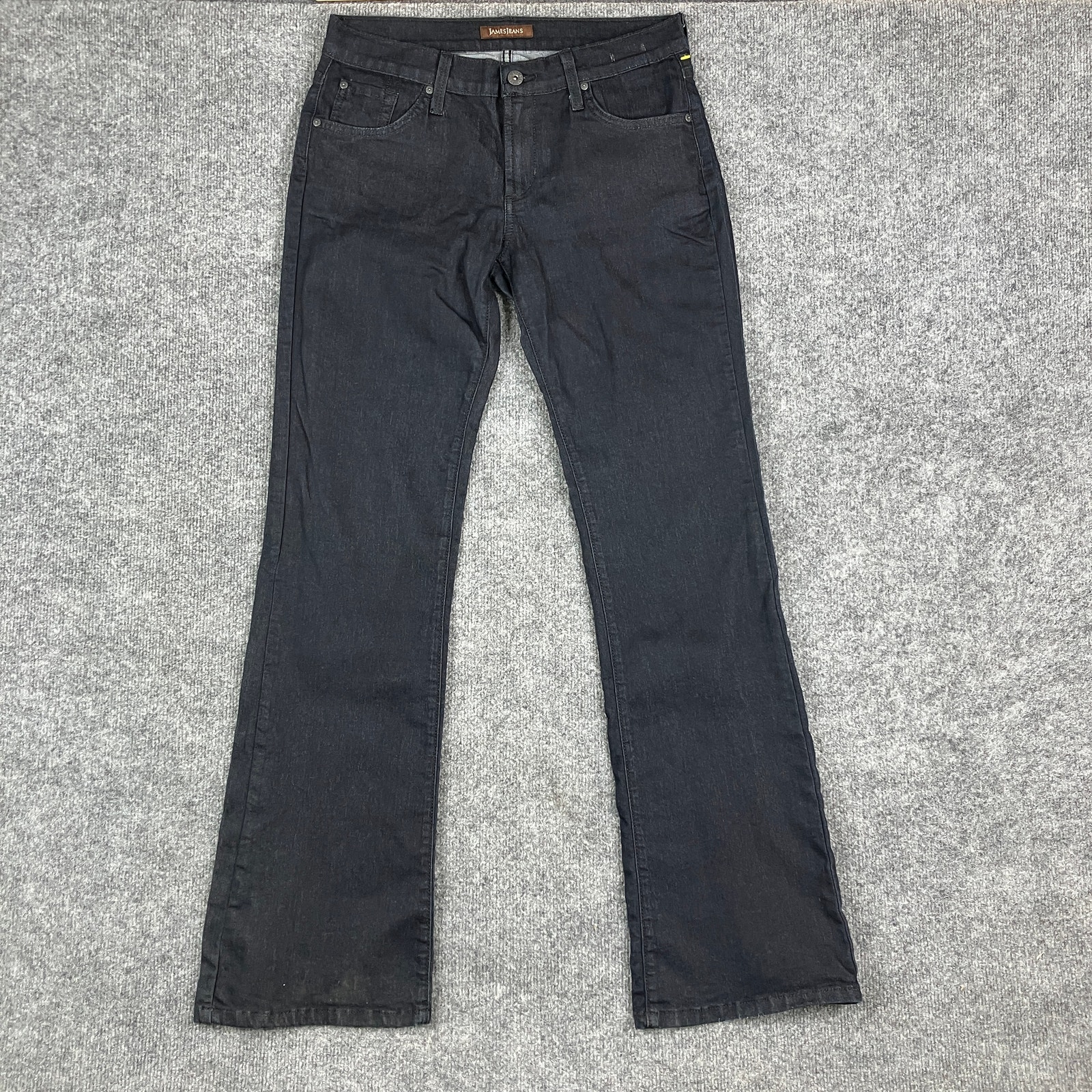 J Brand Jeans Womens 31 Black Reboot Bootcut Stretch Denim Mid Rise J Brand Jeans Womens 31 Black Reboot Bootcut Stretch Denim Mid Rise